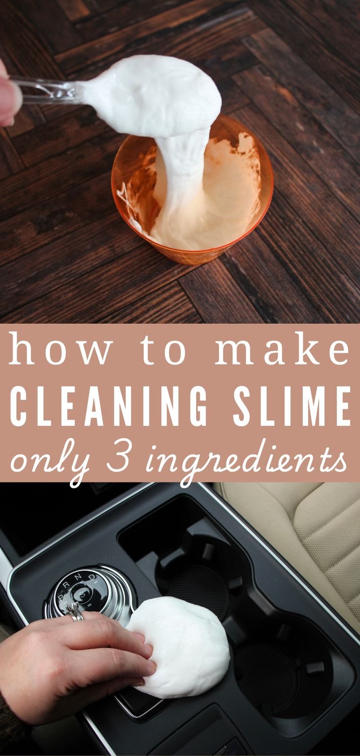 How To Make Car Cleaning Slime With Contact Solution