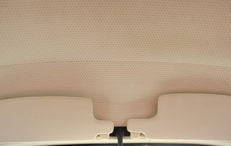 How To Clean White Headliner
