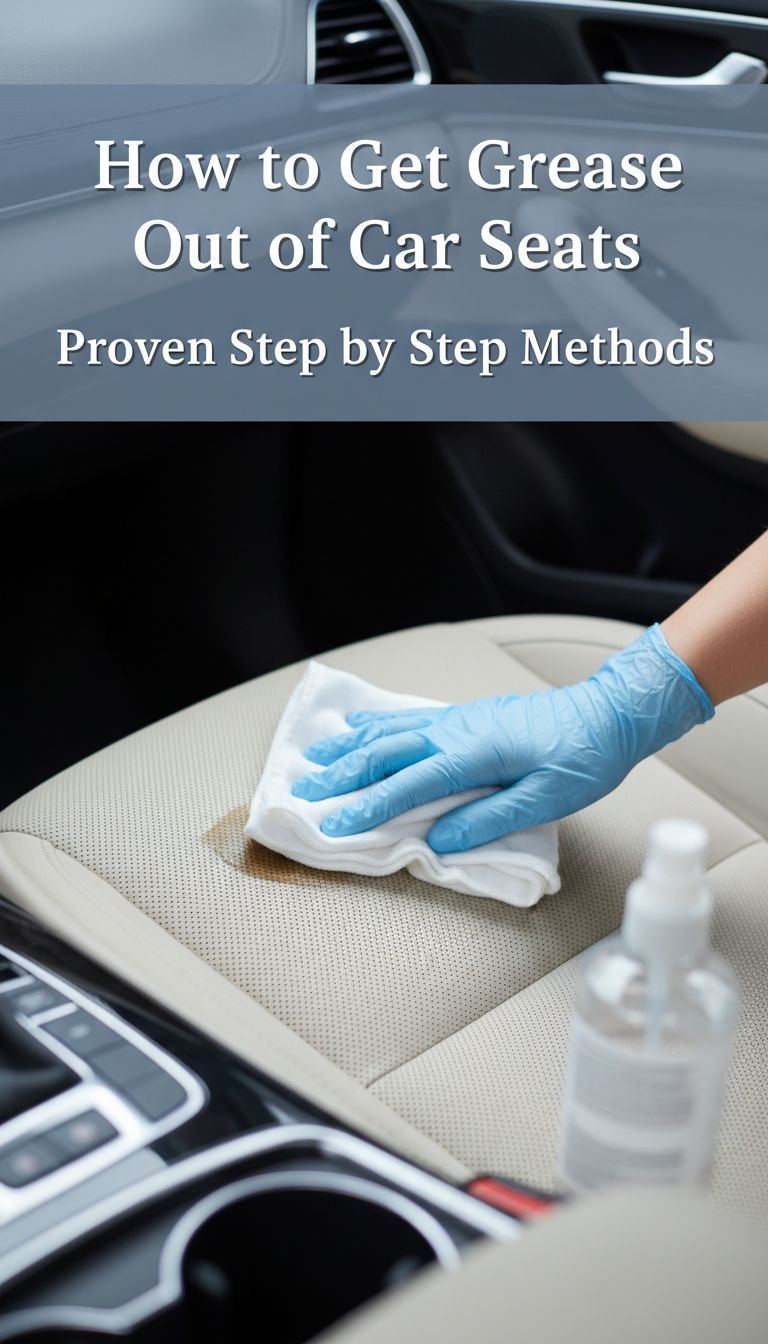 How To Get Grease Out Of Car Headliner