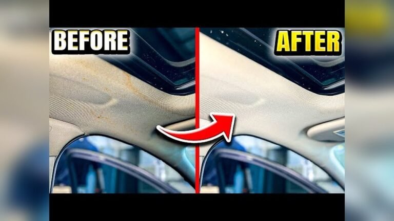 How To Clean Convertible Headliner
