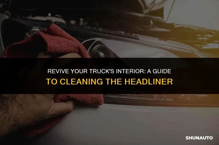 How To Clean Headliner In Truck