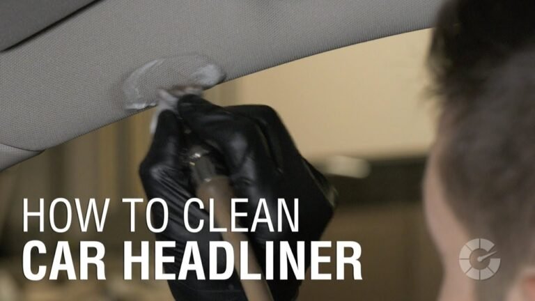 How To Clean Saab Headliner